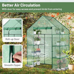 happygrill greenhouses for outdoors,potable greenhouse with pe cover, close-up detail