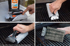 Proud Grill Q-Swiper Easy-Clean Moist, Tough BBQ Grill Cleaning Wipes, 40ct | Bristle-Free BBQ Cleaner, Heavy-Duty Thick Degreaser Wipes, Grease & Grime Remover for Outdoor Barbecue Grills, Disposable