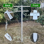 mrgarden 7-feet adjustable garden trellis set for raspberry, package contents