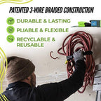 twisted goat industrial twist ties - heavy duty, side view