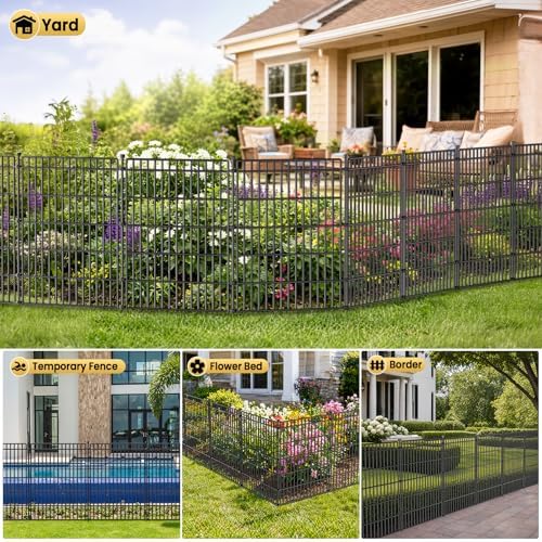no dig garden fence, dog fencing outdoor for, package contents