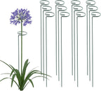 36 Inch 12 Packs Plant Support Stakes,Garden Single stemmed Plant Support Hoops, Plant Prop, for Flowers,Orchid, Tomatoes Peony Lily Rose (36 inch)