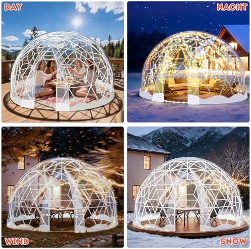 garden dome bubble tent house outdoor, upgraded geodesic, package contents