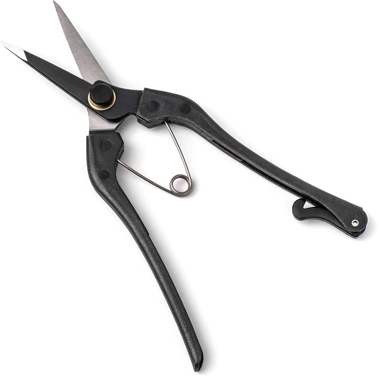 Wablade Japanese Pruning Shears, 8.2" Long, Cuts up to 0.39", Made in Japan | Precision bonsai scissors for thicker stems & base cutting, forged alloy steel blade for clean, controlled cuts, Single-Edge