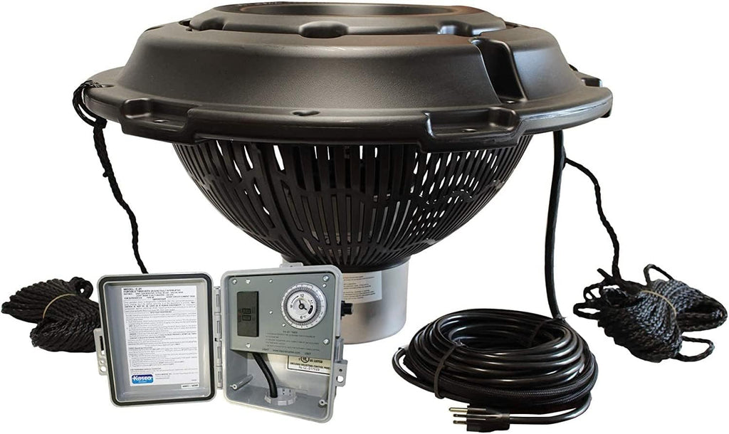 Kasco 3/4HP VFX Aerating Fountain w/LED Lights, 120V, 100ft | Aerating Fountain with includes LED light kit for stunning nighttime display, aerates while creating beautiful water patte..