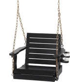 vingli 2.2ft hdpe porch swing with cup holder, main product view