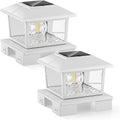 volisun metal solar post cap lights, edison bulb, main product view