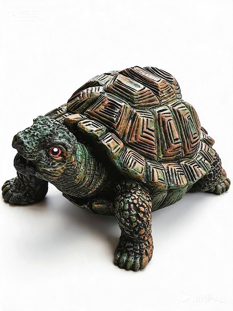 Handmade Turtle Pond Spitter - Resin Water Aerator for Garden & Koi Ponds