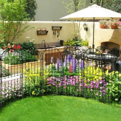 decorative garden fence, 31in (h) x 10ft(l) no on a desk or shelf