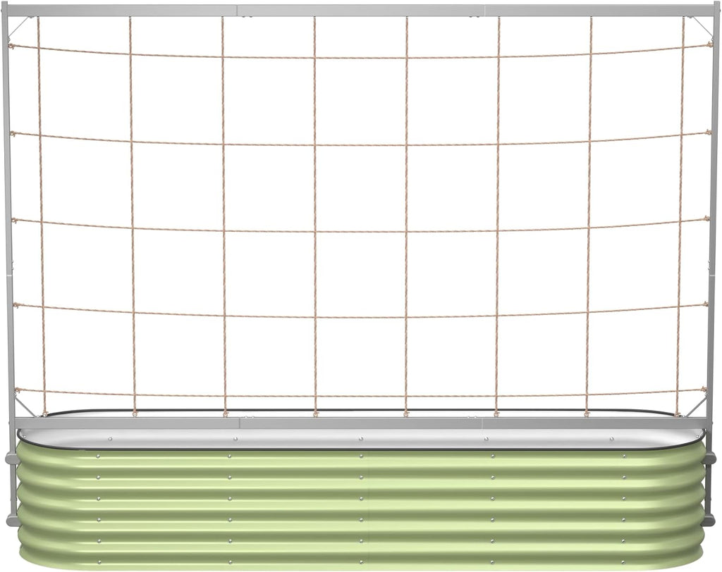 vego garden 8.0ft long tomato metal frame trellis, main product view