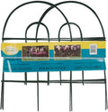 panacea 89316 arch folding fence, green, main product view