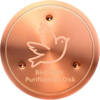Bird Bath Copper Disk, 99.9% Pure Copper Bird Purification Disk | Bath Cleaning with Triple-Point Support for Physical Safe Clean Water, Fit for Outdoor Birdbath&Bowl (1-Pack)