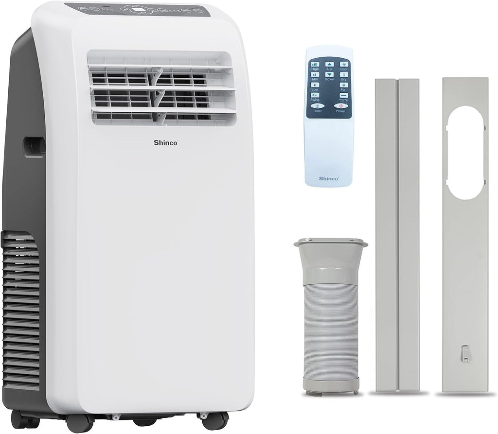 shinco 10,000 btu portable air conditioner - 3-in-1, main product view