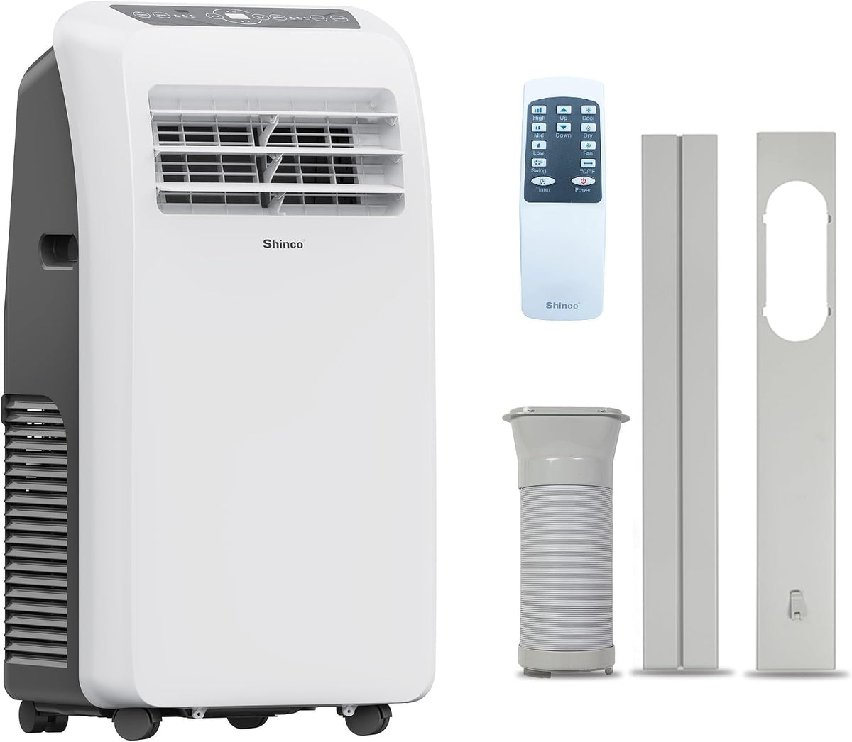 shinco 10,000 btu portable air conditioner - 3-in-1, main product view
