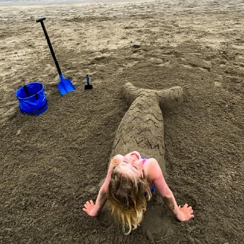pufferfish sand castle kit - pro-quality tools for shown in use