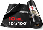 10 mil black plastic sheeting (10' x 100'), main product view