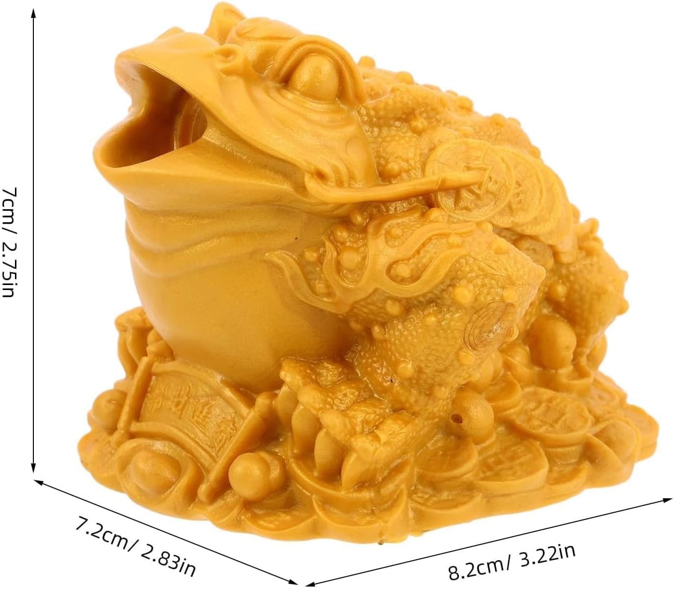Pond Spitters for Small Ponds, Garden Pond Spitters with Pump, Lucky Money Frog Water Spitting Fountain Decor for Home Garden Pond Tea Table