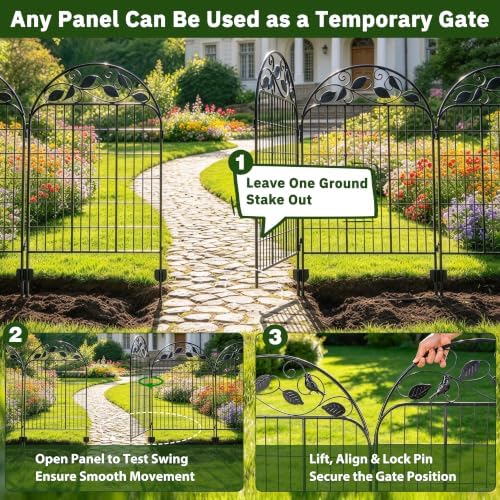 decorative garden fence, 32in h x 12ft l on a desk or shelf
