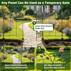 decorative garden fence, 32in h x 12ft l on a desk or shelf