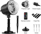 Halloween Projector Lights Outdoor,RGBW Ocean Wave Light Projector with Remote&Timer,IP65 Waterproof Outdoor Projector for Christmas Yard, House Parties, Bedroom Ceiling Decor (Holiday Gift Idea)
