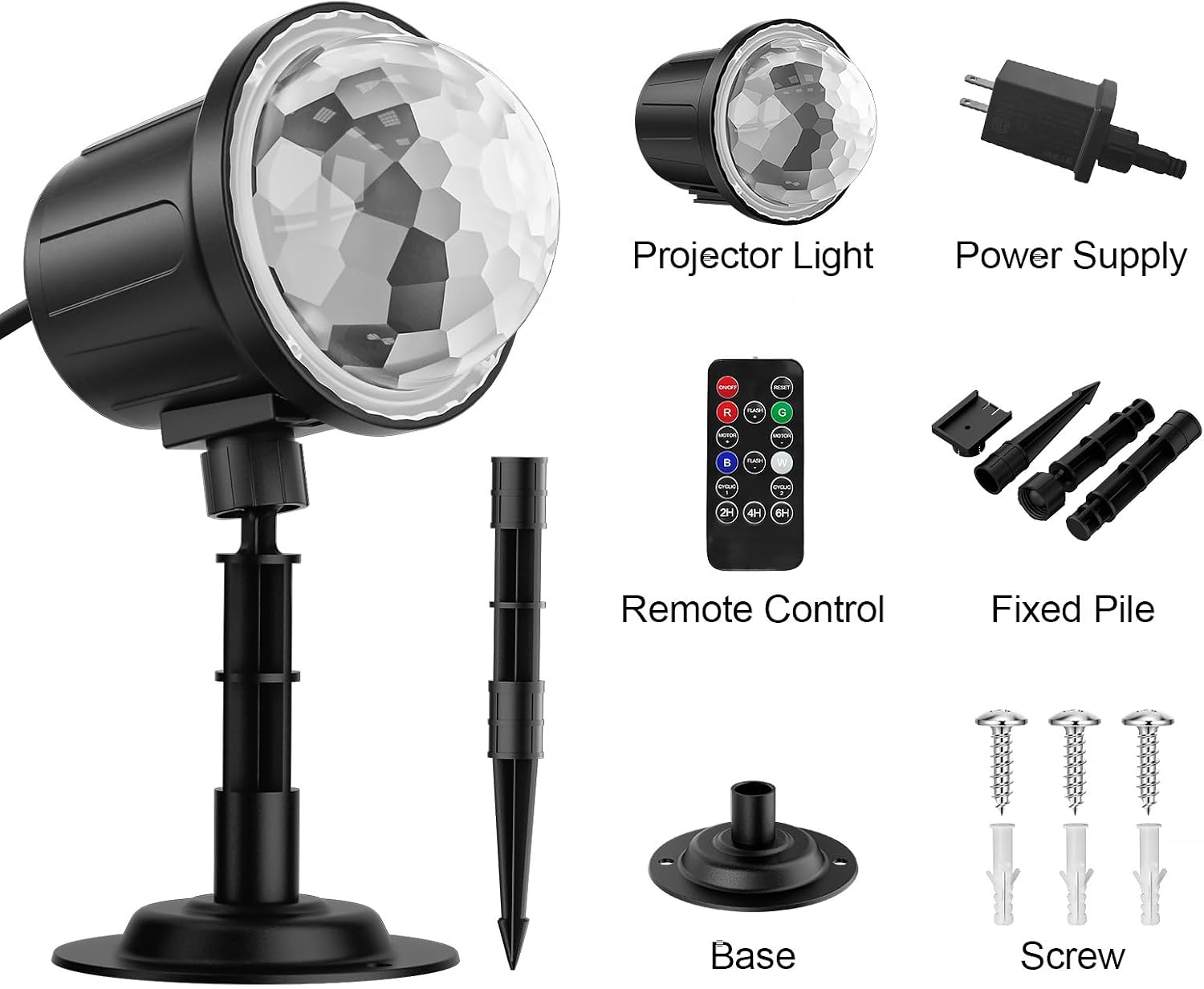 Halloween Projector Lights Outdoor,RGBW Ocean Wave Light Projector with Remote&Timer,IP65 Waterproof Outdoor Projector for Christmas Yard, House Parties, Bedroom Ceiling Decor (Holiday Gift Idea)