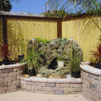 forever bamboo natural bamboo fencing decorative rolled fence showing dimensions