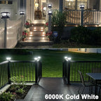 solar post cap lights for 3x3 metal & on a desk or shelf