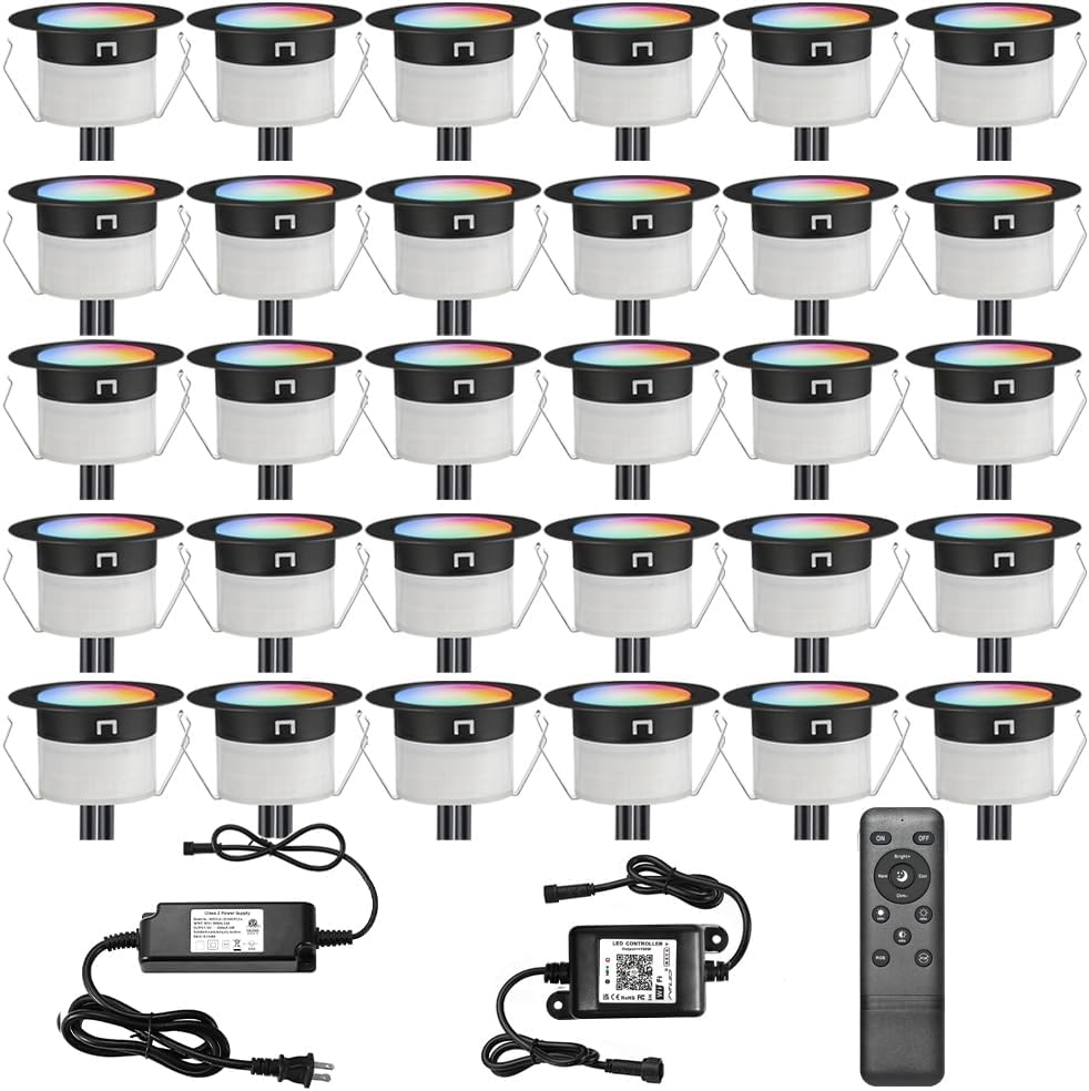 led deck lights kit, 30 pack φ1.22" low, main product view
