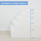 goto foam 3" height x 24" width x, side view