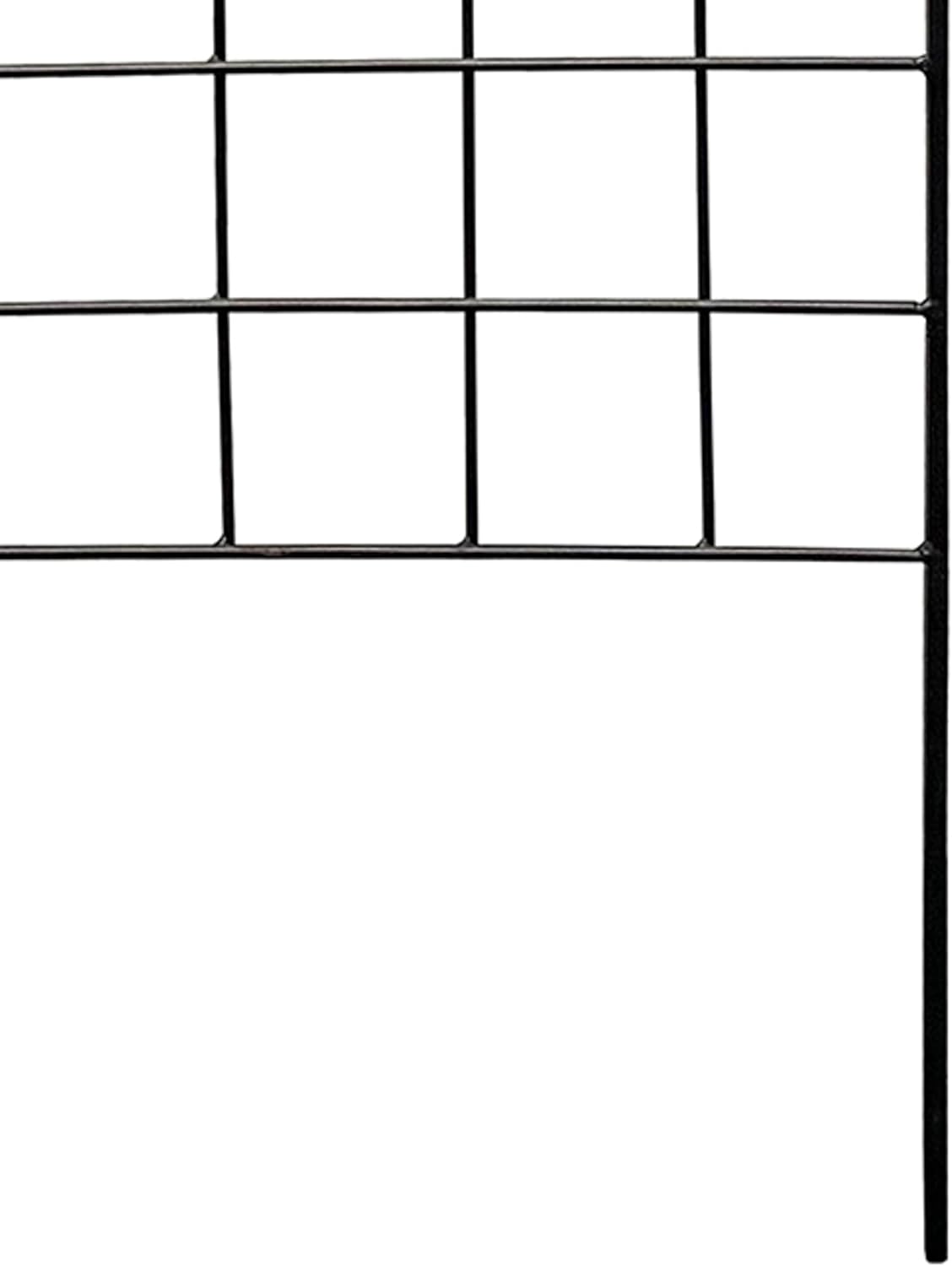 american garden works stnmb narrow screen trellis, black, package contents