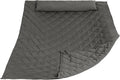 ANOW Portable Hammock Pad with Pillow, Replacement Hammock Pad, Grey | Heavy Duty Polyester Hammock Pad and Pillow Set, 2 Person Hammock Pad 76.8"x55" for Rope Hammock, Indoor Outdoor Use