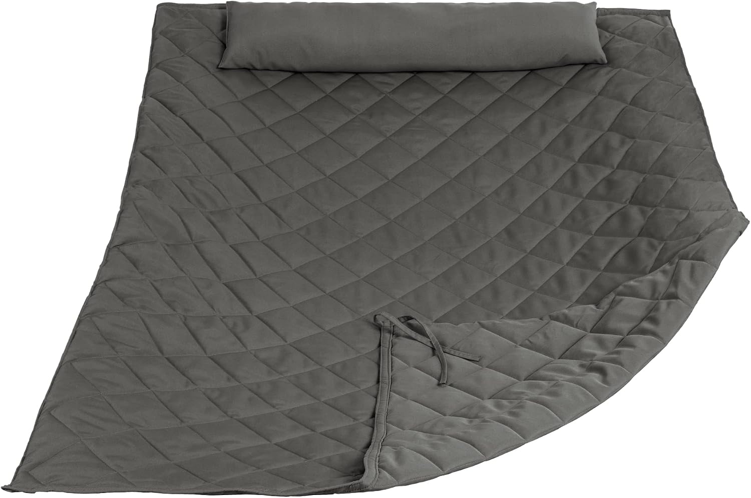 ANOW Portable Hammock Pad with Pillow, Replacement Hammock Pad, Grey | Heavy Duty Polyester Hammock Pad and Pillow Set, 2 Person Hammock Pad 76.8"x55" for Rope Hammock, Indoor Outdoor Use