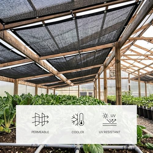 shademart 70% black shade cloth 10' x 16', close-up detail