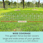 shoplala animal barrier (10 panels) 12x24in rustproof white, package contents