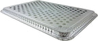 Pactogo 16" x 11" Aluminum Foil BBQ Gourmet Grill Topper Pan (Pack of 12)