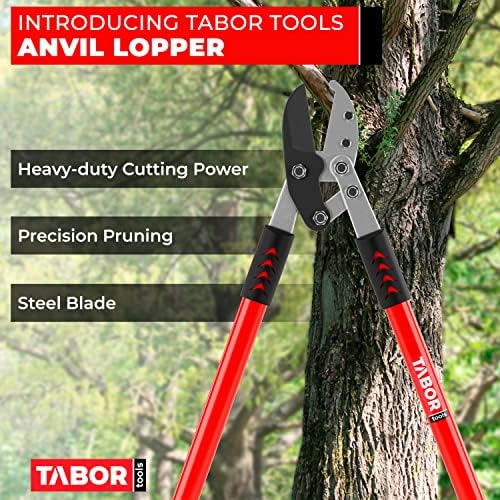 tabor tools gg12a anvil lopper with compound action shown in use