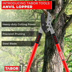 tabor tools gg12a anvil lopper with compound action shown in use