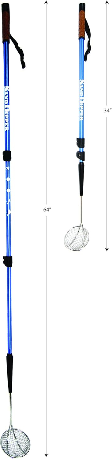 sand dipper full size beach scoop shovel &, side view