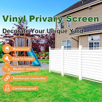 36" w x 45" h reinforced white vinyl, package contents