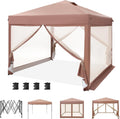 mfstudio 10x10 pop up canopy tent with netting, main product view