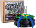 Bonsai Training Wire Set of 4, Total 128 Feet (32 Feet Each Size) | 3 Size - 1.0MM, 1.5MM, 2.0MM, Corrosion and Rust Resistant (with Bonsai Wire Cutter)