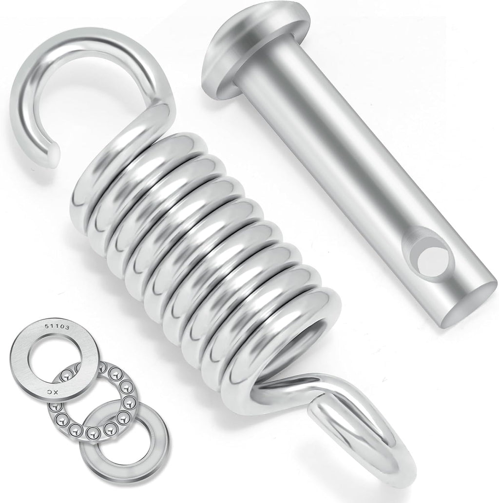 Porch Swing Hanging Springs, Porch Hanging Hammock Chair Egg Chair Swing Hanging Hardware Kit Spring Pin Plug Replacement