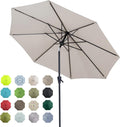 tempera patio market outdoor table umbrella with auto, main product view