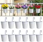 lalagreen round rail planter (6 in, 12 pack), main product view