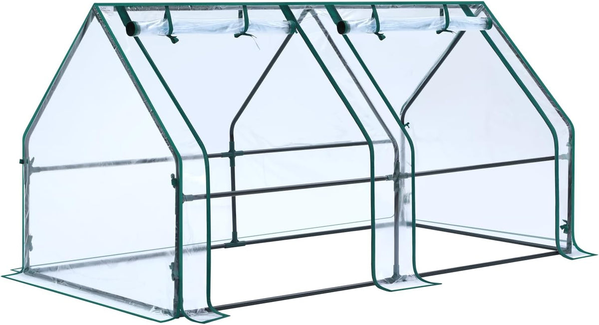 ohuhu portable mini greenhouse, 71"x36"x36" greenhouses for outdoors, main product view