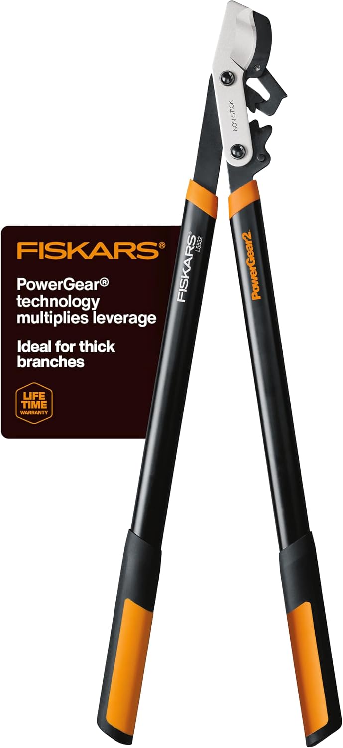 fiskars 32” powergear2 garden bypass loppers, 2" cut, main product view