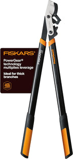 fiskars 32” powergear2 garden bypass loppers, 2" cut, main product view
