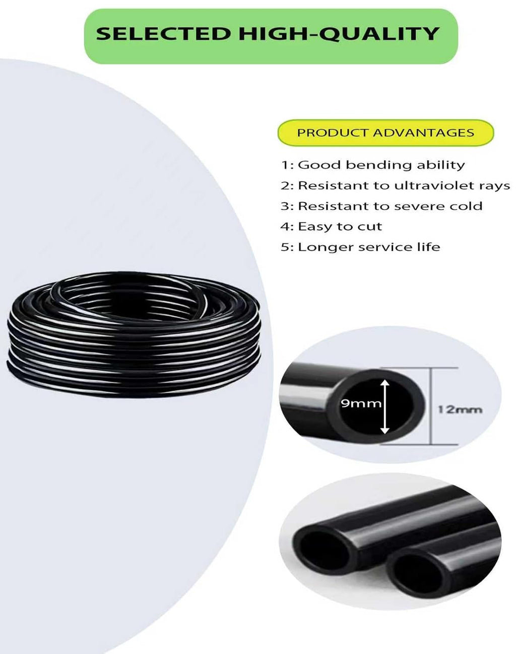 360° adjustable drip irrigation sprinkler kit – garden, package contents