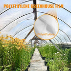 vevor greenhouse plastic sheeting 12 x 25 ft shown in use