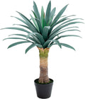gray leaves artificial agave plant with 36 leaves, main product view